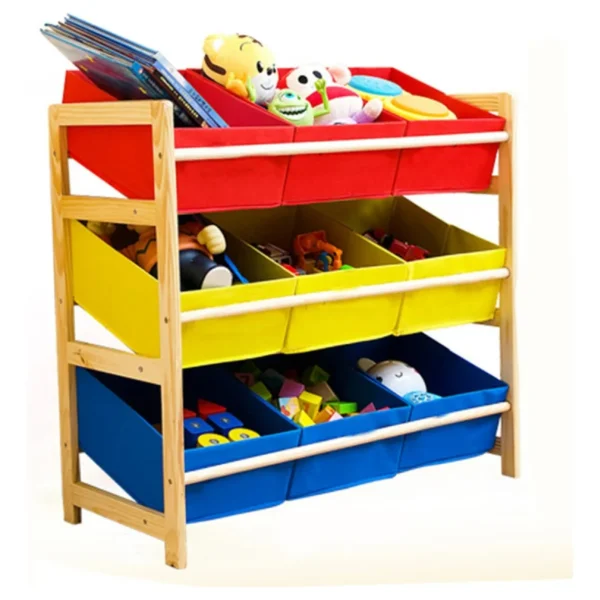 Estante Infantil Organizador De Juguetes Repisa 64x28.5x60cm