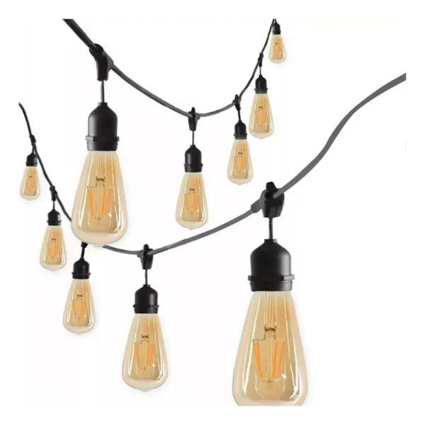 Lamparas Guirnalda De Luces Terraza Patio 10m