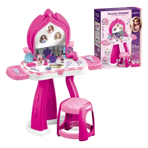 Tocador Fashion Pilas Acsesorios De Princesa
