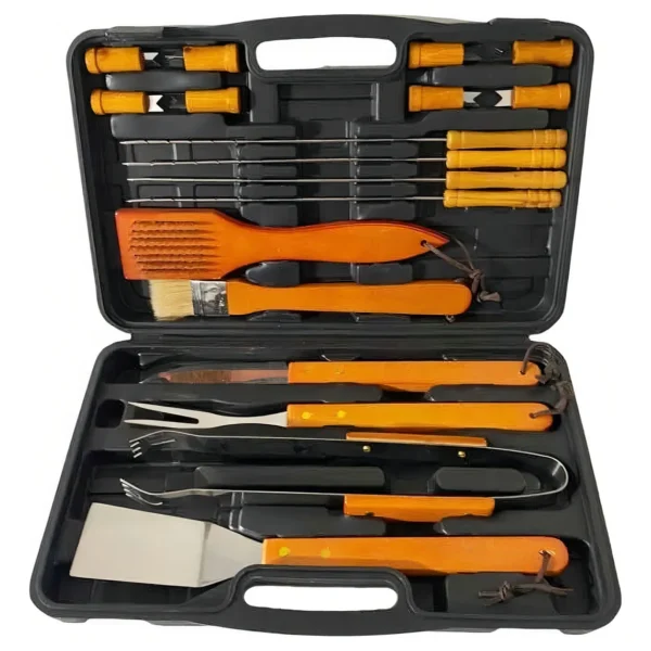Set Parrillero Asado Maleta 18 Piezas